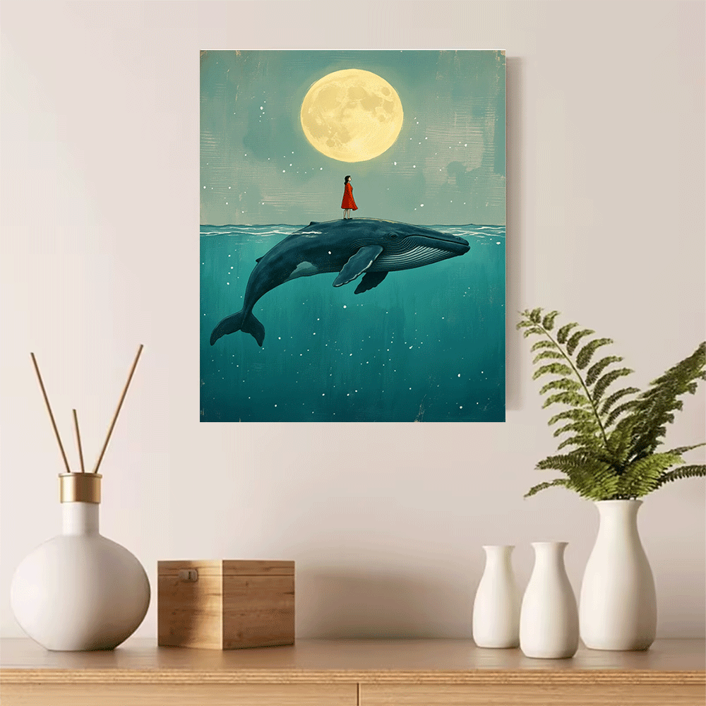 Marine Aquarium Decorations - 1PC-프레임이 없는 캔버스 포스터 벽 장식