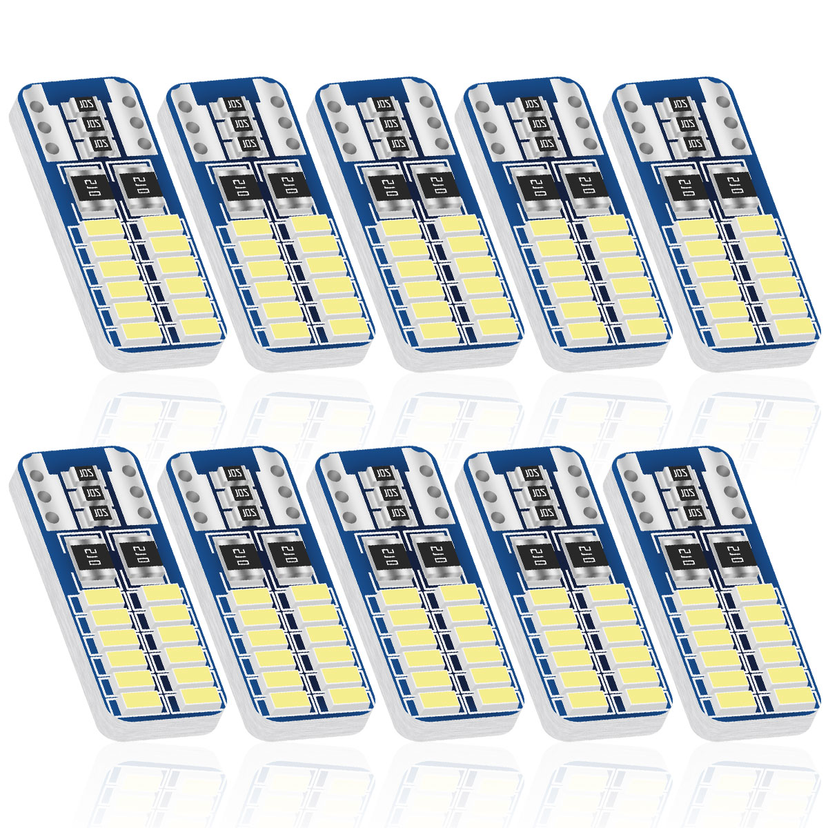 Actinic Blue Led - 2/6/10/20PCS T10 W5W LED 자동차 인테리어