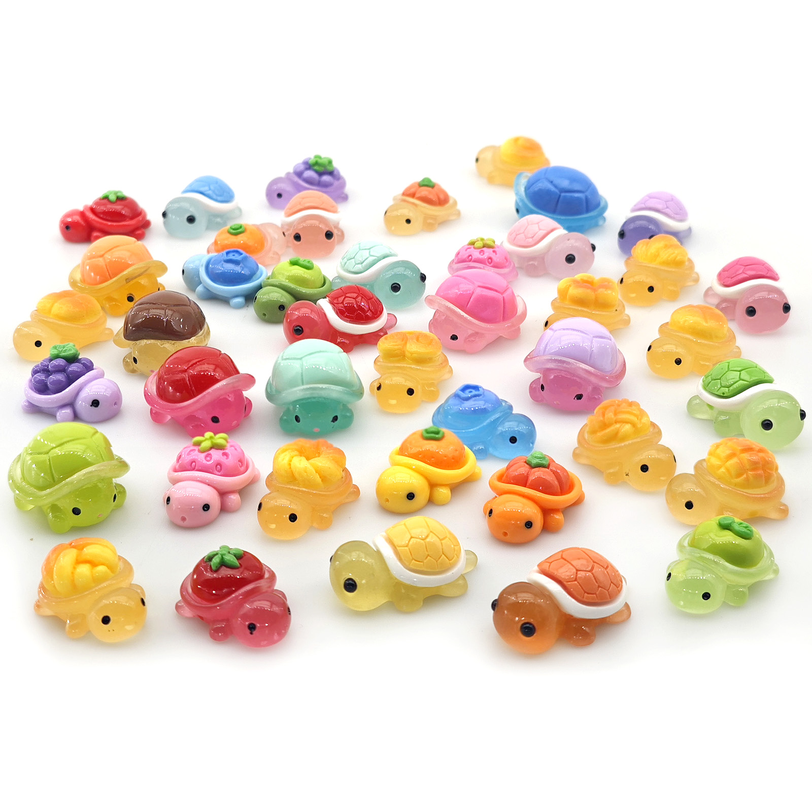 Marine Aquarium Decorations - 미니 오션 레진 거북이 동물 작은
