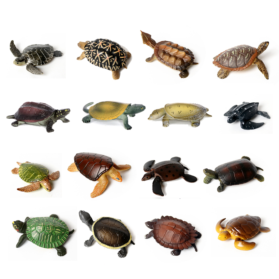 Marine Aquarium Decorations - 현실적인 미니어처 해양 생물 바다 거북이