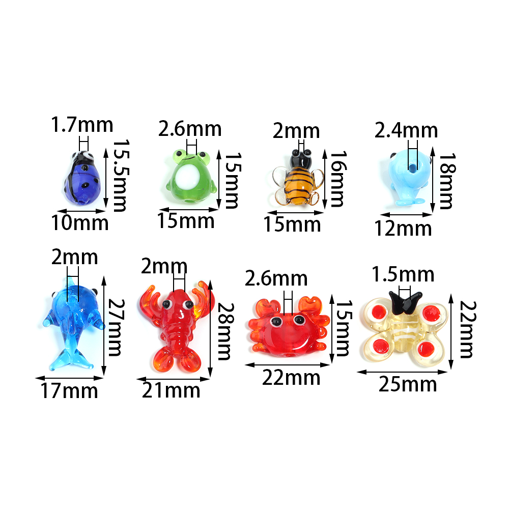 유리 펜던트 해양 동물 수족관 장식, 미니 피규어, 물 - Marine Aquarium Decorations 리뷰 및 가격