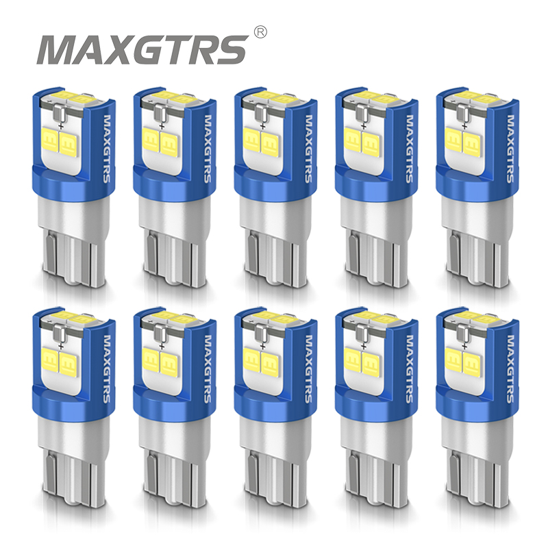 10x194 168 T10 LED W5W LED 전구  - Actinic Blue Led 리뷰 및 가격