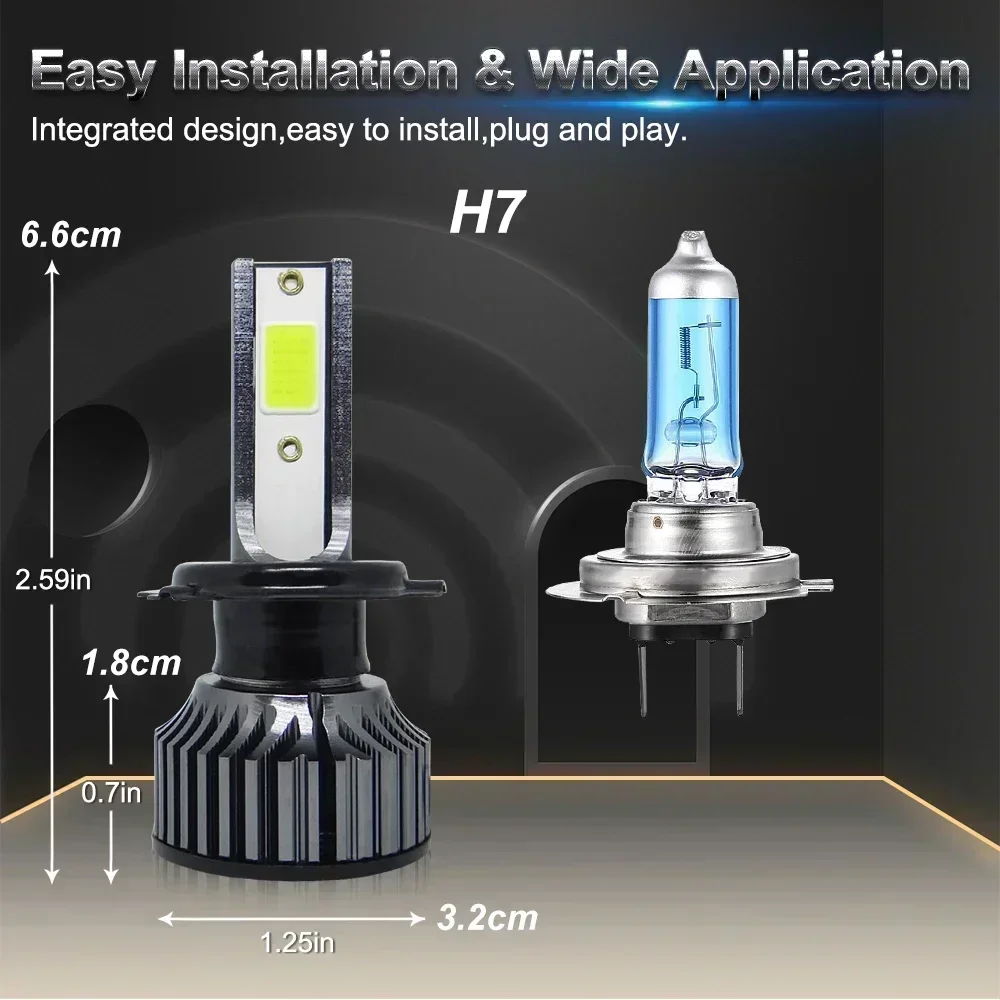 P1Car LED 헤드 라이트 H4 H7 H1 H3 H - Actinic Blue Led 리뷰 및 가격