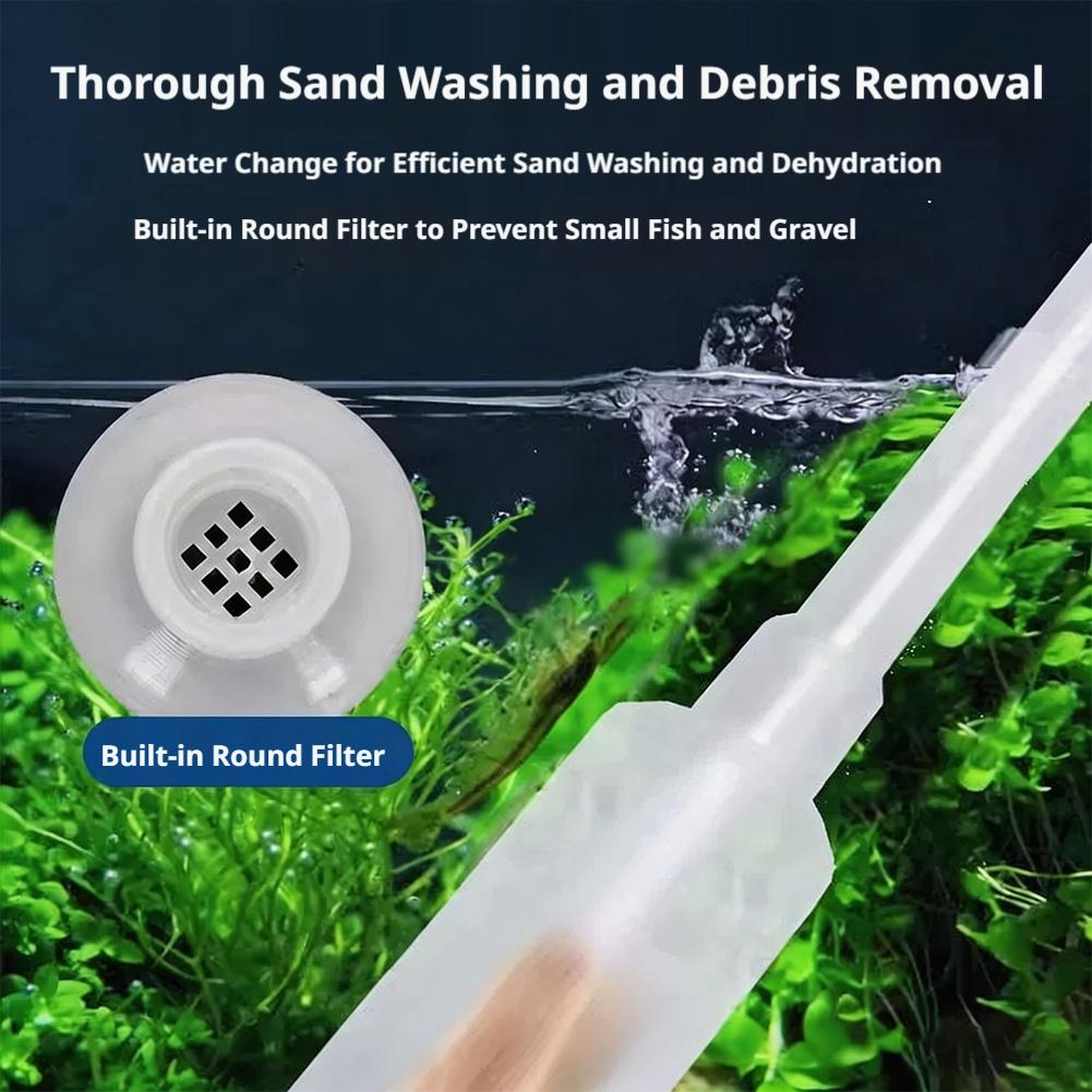 수동식 어항 사이펀 물갈이 키트, 자갈 청소기, 모래  - Aquarium Marine Sand 리뷰 및 가격